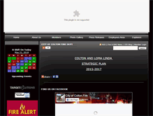 Tablet Screenshot of coltonfire.com